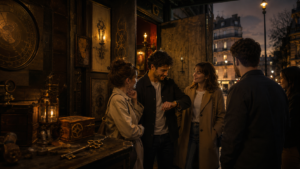 Groupe prêt à réserver un escape game immersif à Paris près de Gare de Lyon