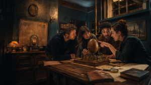 Joueurs plongés dans une aventure immersive lors d’un escape game à Paris